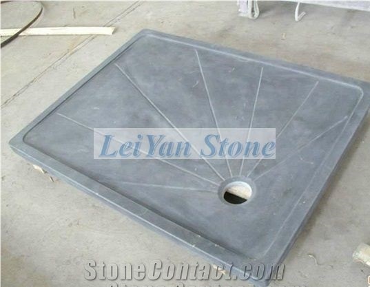 Blue Limestone Shower Tray Bases Honed, L828