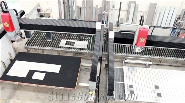 CNC Working Center Bridge Saw - Cnc Router -Countertops- Integrated