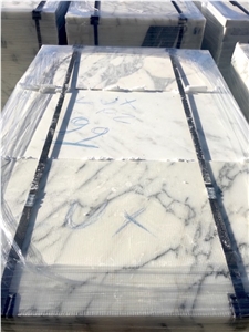 Stock Outlet White Arabescato Carrara Tiles
