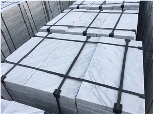 White Bianco Carrara Marble Tiles 2 cm