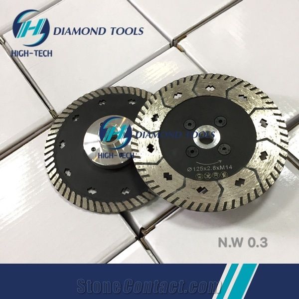 Turbo Diamond Saw Blade 5" Cutting Wheel for Granite