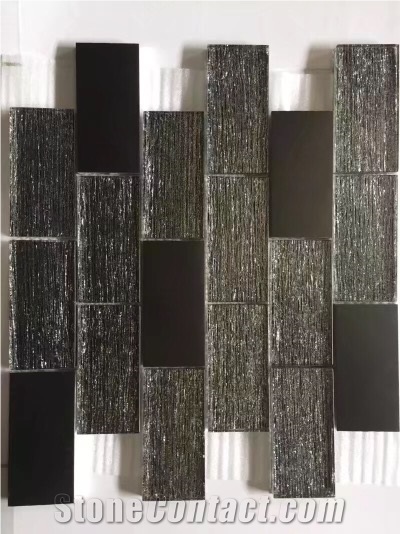 Aluminum Glass Mosaic Mix Tile for Wall Decoration
