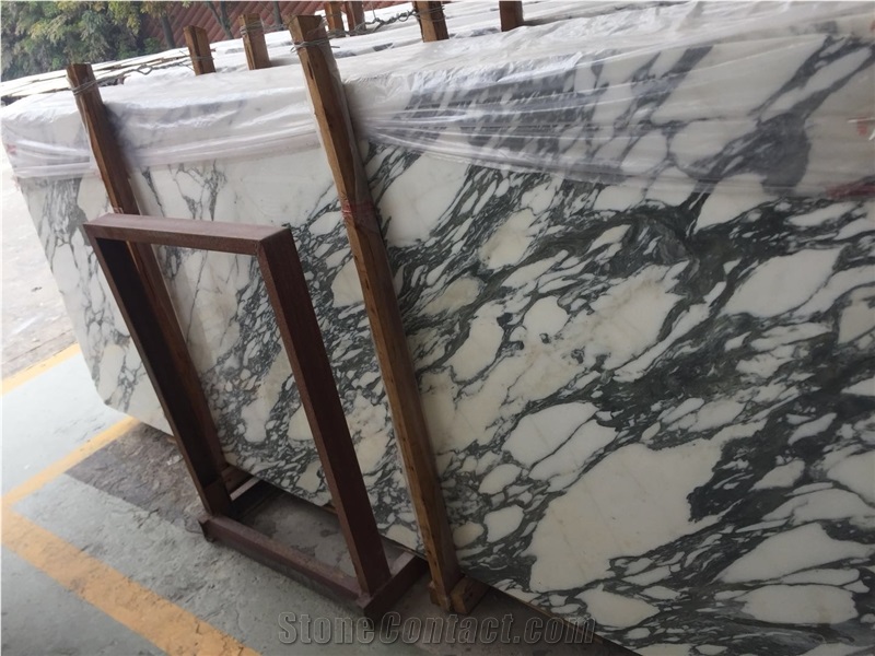 Bianco Arabescato Marble Flooring Big Size Slab
