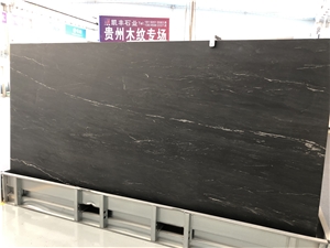China Polished Black Artificial Marble Stone