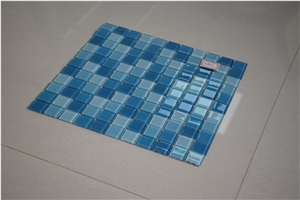 Mixed Color Bathroom Tiles Glass Mosaic