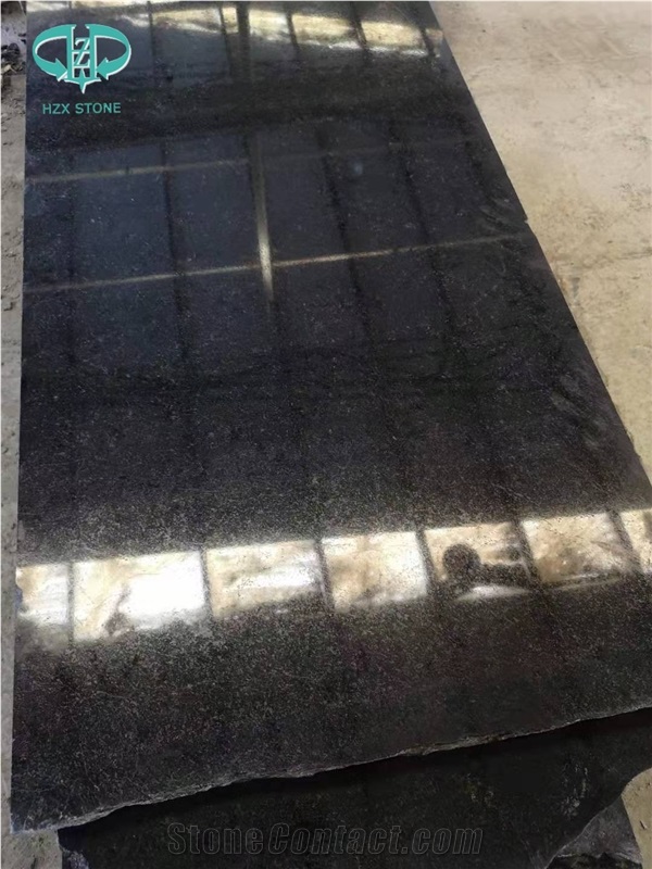 Absolute Black Granite for Flooring Tile
