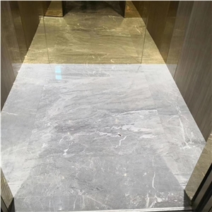 Alaska Grey Polished Marble Slabs Wall Tiles