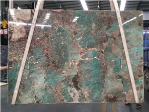 Amazonite Green Quartzite Slabs,Tiles Polished
