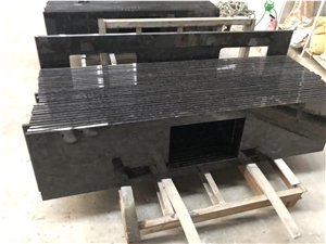 Angola Black Granite for Floor Tile