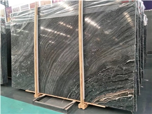 Antique Black Wooden Marble for Wall Tile