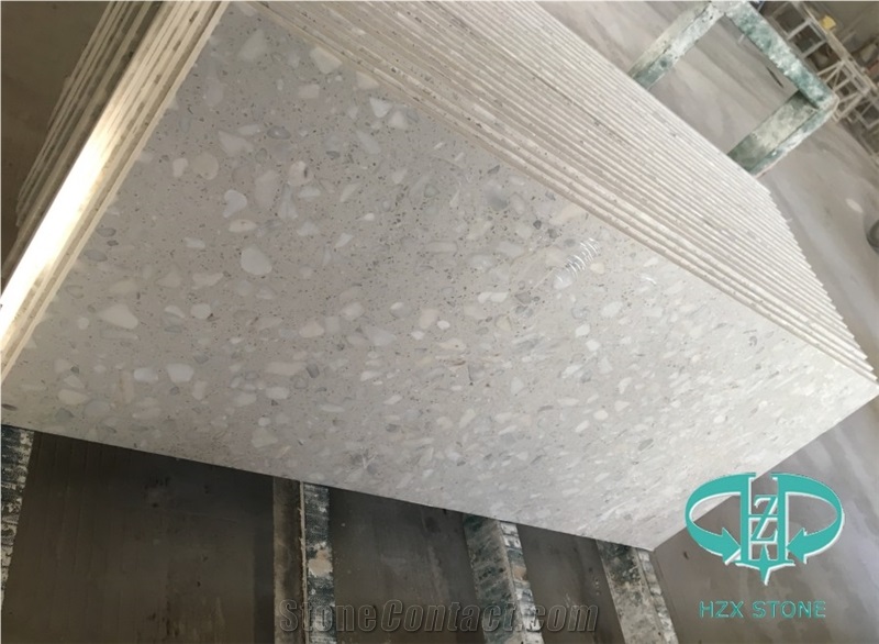 Artificial Terrazzo Tiles Ideal for Floor Covering