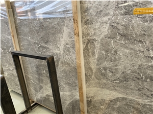 Athena Grey Cloud Gray Marble Slab Tiles for Hotel