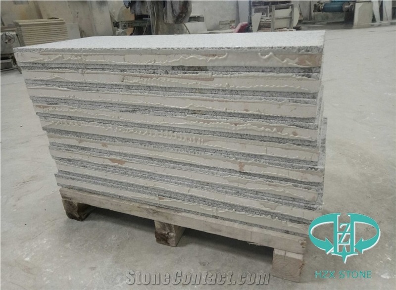 Beige Marble Composite Backing Granite for Flooring