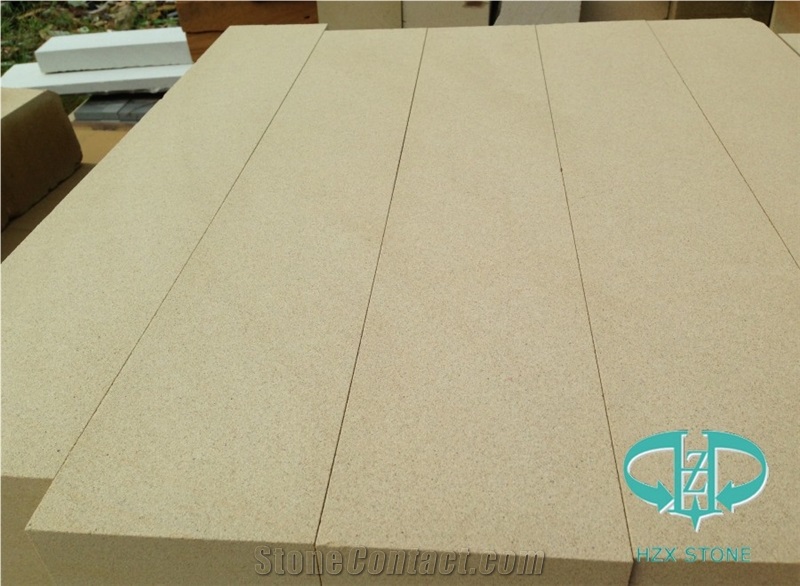 Beige Sandstone for Exterior Wall Application