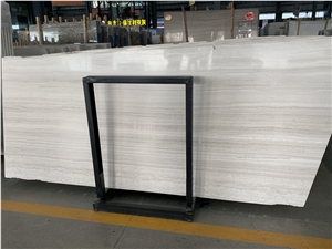 Bianco Piove Marble Tile 24"X12" Wooden White