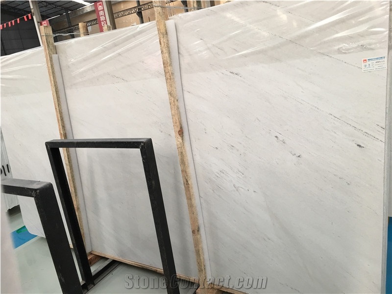 Bianco Sivec White Marble Slabs for Bathroom