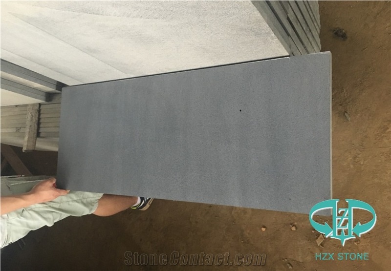 Black Basalt/Bluestone Tile Top Honed for Flooring