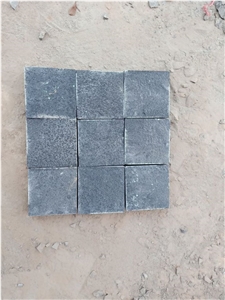 Black Basalt Cube Paving Stone