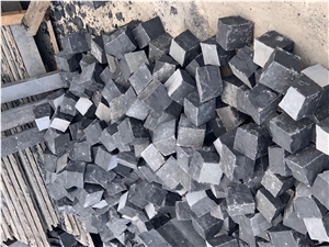 Black Basalt,Vietnam Black Cubes Paving Stone