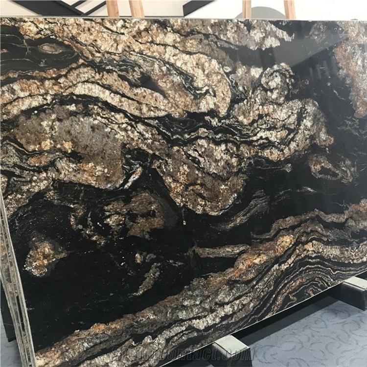 Black Fusion Granite Slabs