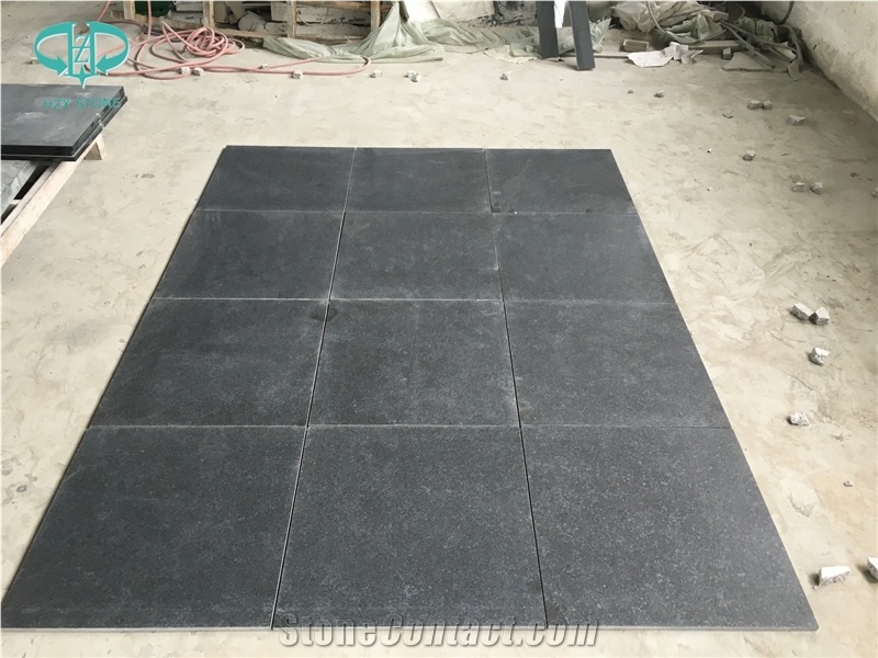 Black Granite for Paving Tile Pavers