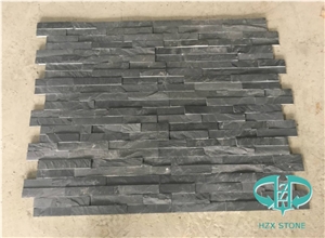Black Slate Cultured Stone for Exposed Wall Cover