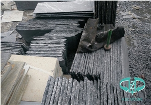 Black Slate Natural Edge for Floor&Roof&Wall Use