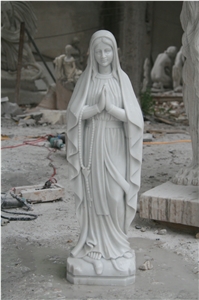 Blessed Virgin Mary Sculpture Statue Handcarved