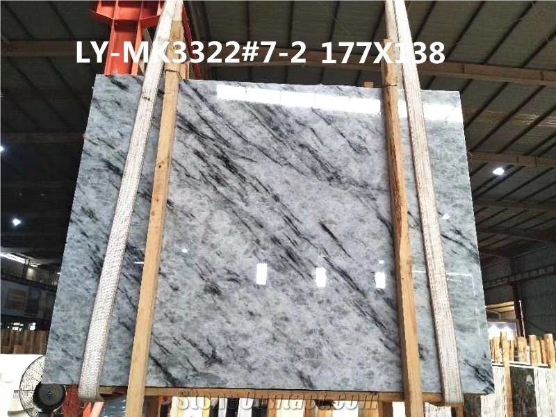 Blue Crystal Blue Ice Jade Marble for Home