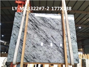 Blue Crystal Blue Ice Jade Marble for Home