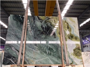Brazil Sky Blue Marble Slab Wall Floor Tiles Use