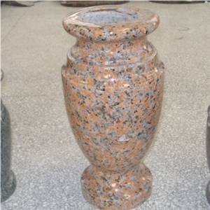 Cemetery Granite Memorial Vase for Columbarium
