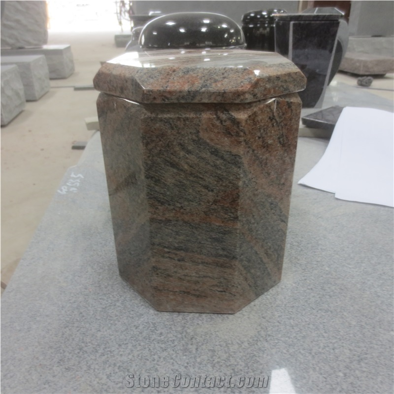 Cemetery Usage Granite Simple Design Cremation Urn