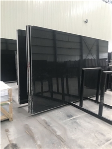 Cheap Polished Black Granite Slabs for Sell