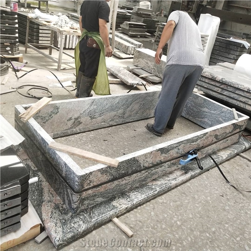 China Aurora Granite Tombstone Frame Works