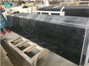 China Black Granite for Small Slab Flooring Tile
