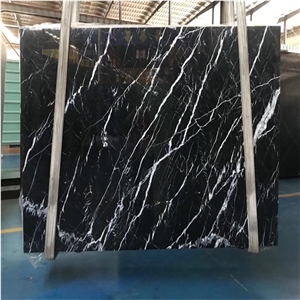 China Black Marquina Marble Bathroom Countertops