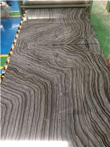 China Black Wooden Marble for Floor Tiles