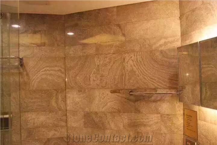 China Royal Wood Grain Brown Marble Walling Tiles