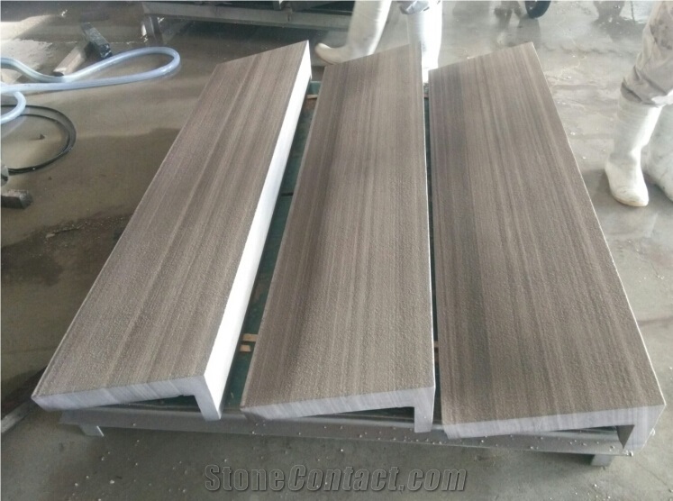China Wooden Sandstone for Flooring Tile