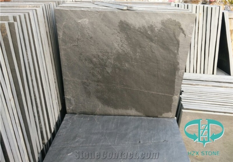 Chinese Black Slate Riven Surface Tiles