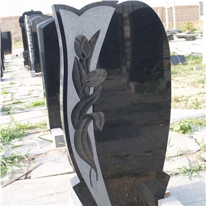 Chinese Granite Tulip Shadow Carving Monument