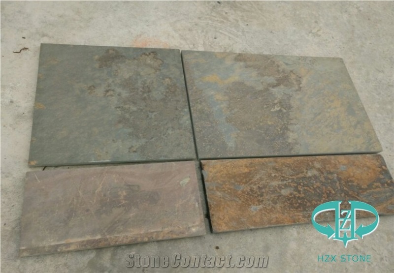 Chinese Rusty Slate Natural Split Tile for Floor