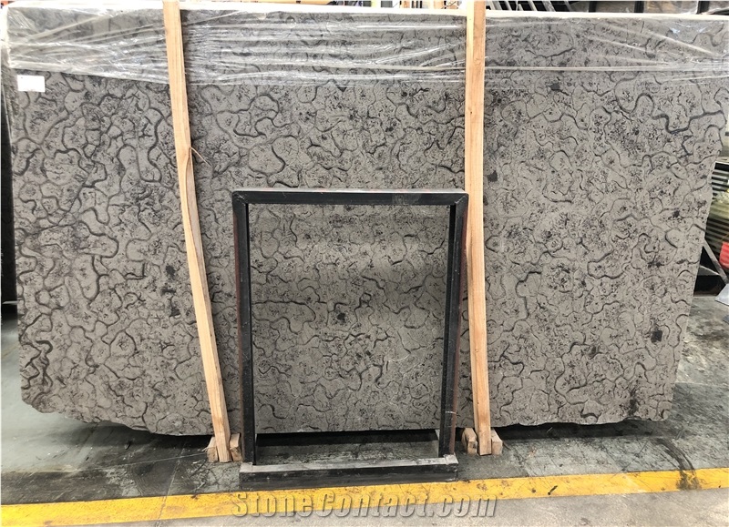 Classical Grey Marble Slabs for Wall Claddings