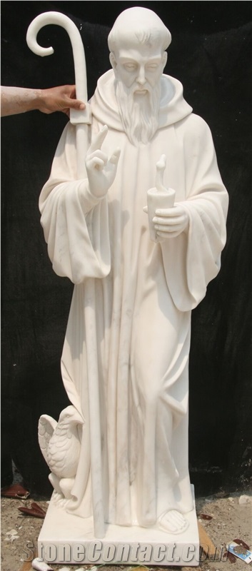 Clergyman Human Sculptures Jesus Statue Marble