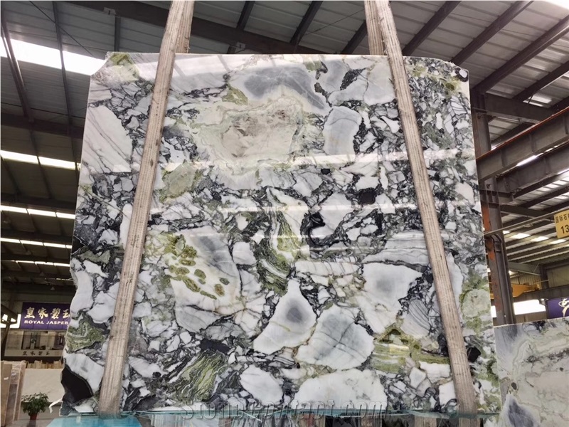 Cold Jade Marble for Wall Decor Ice Jade Green