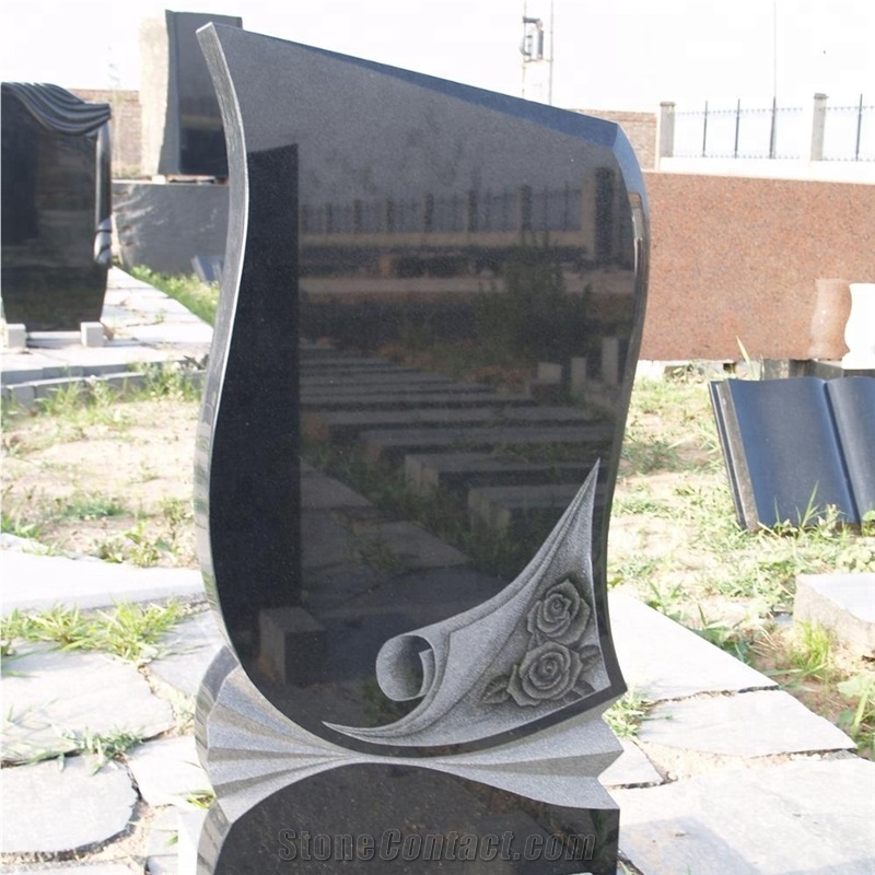 Cold Resistance Cemetery Granite Headstone