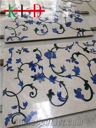 Composited Mable Water Jet Cut Floor Medallions