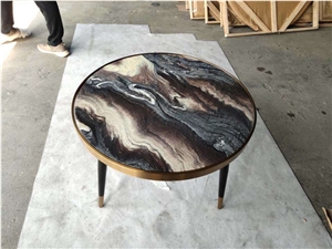 Custom Multi Color Marble Table Top Coffee Table