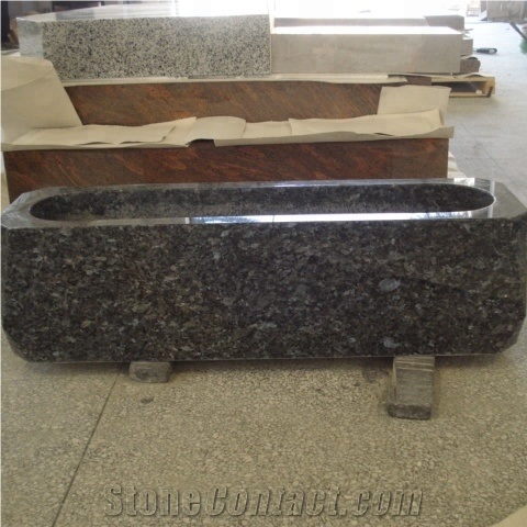 Customized Cemetery Polished Granite Flower Pot